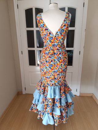 Vestido Flamenca multicolor
