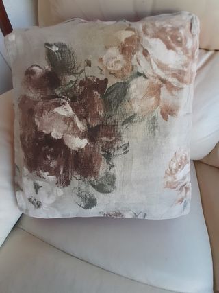 Cojín cama - morado, blanco