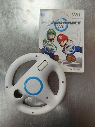 Mario Kart Wii PAL + Volante, Nintendo Wii