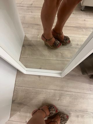 Sandalias Nolita cuña Marrón