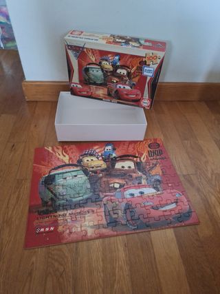 Puzzle Cars 2 Madera 100 piezas