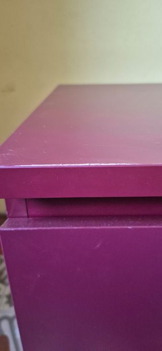 Comodino IKEA MALM viola
