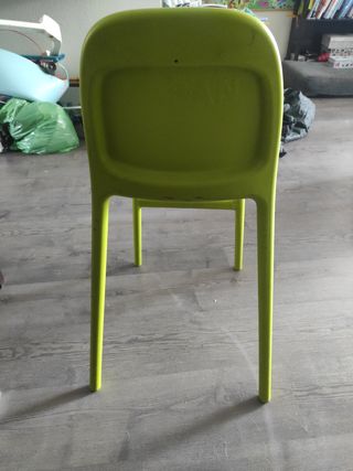 Silla infantil Ikea verde