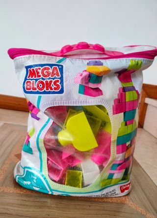 Mega Bloks - Sacco mattoncini grandi colorati
