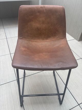 3 Taburetes cocina - Marrón