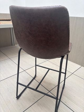 3 Taburetes cocina - Marrón