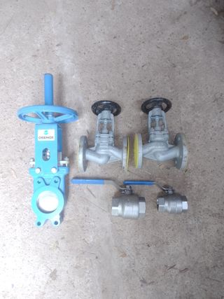 Válvulas de agua tipo industrial