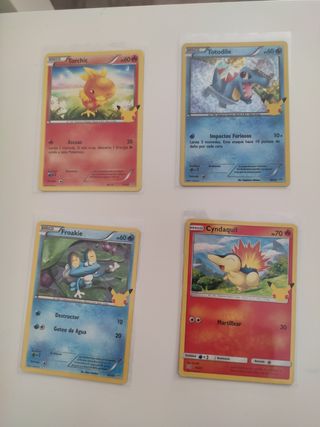 Cartas Pokémon McDonald's 25 aniversario
