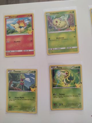 Cartas Pokémon McDonald's 25 aniversario