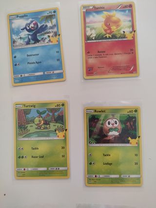 Cartas Pokémon McDonald's 25 aniversario