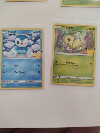 Cartas Pokémon McDonald's 25 aniversario