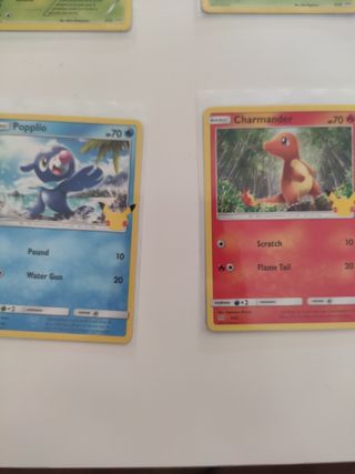 Cartas Pokémon McDonald's 25 aniversario