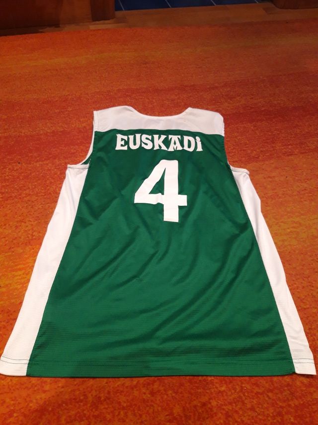 Camiseta Basket Euskadi Nike M match worn
