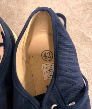 Scarpe tipo Superga blu - scarpe tela