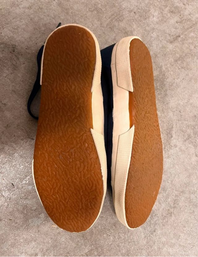 Scarpe tipo Superga blu - scarpe tela