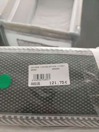 Cuna viaje Asalvo y colchón 