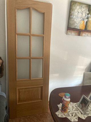 Puerta madera maciza modelo Roma