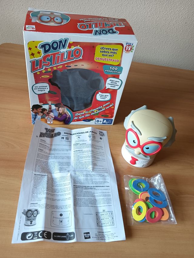 3 Juegos mesa: Atrapa Millón, Don Listillo, tozudo