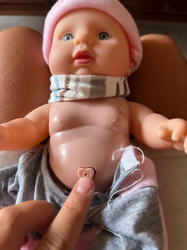 Muñeca bebé rosa - Sonido