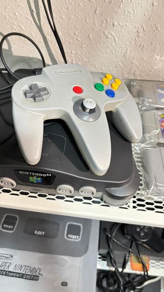 Nintendo 64 (PAL) consola negra