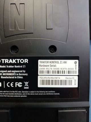 Controlador native instruments traktor kontrol z1