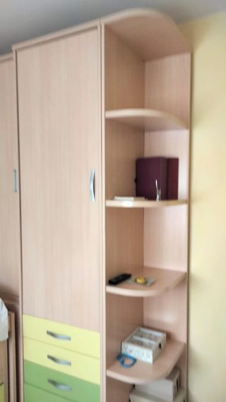 Dormitorio juvenil con cama nido