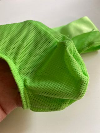 Tanga Jockmail verde neón