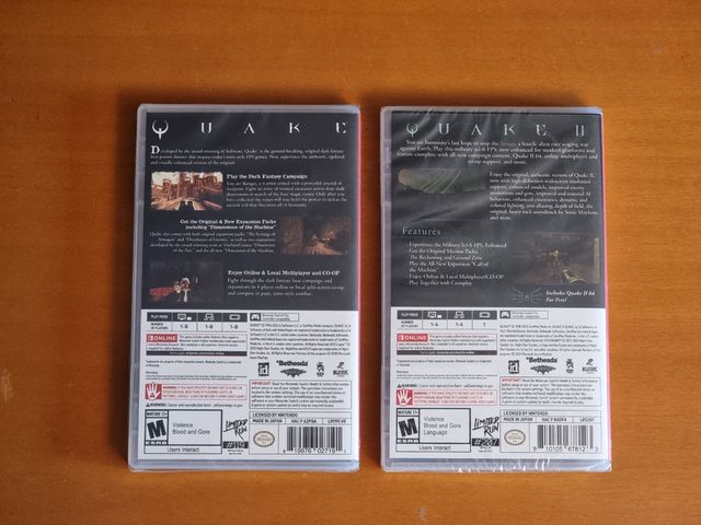 Nintendo Switch: Quake I & II (id Software)