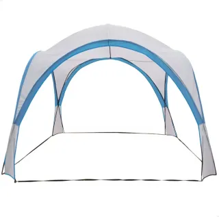 Carpa Outsunny azul y gris