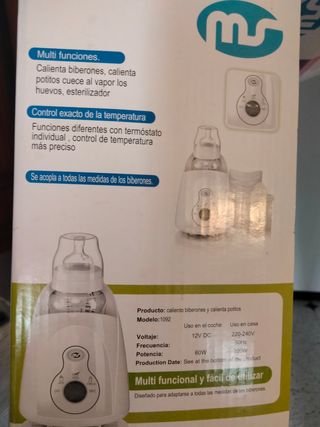 Calienta biberones bebé multifunción