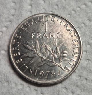 Moneda Francia 1 Franco 1975