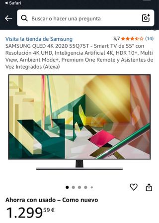 TV QLED 55" - Samsung