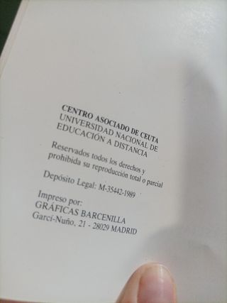 Libro antiguo:Ceuta 1989