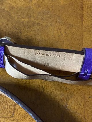 Cinturón Carolina Herrera - Morado