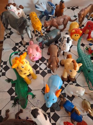 ANIMALES de Juguete - Lote de Figuras
