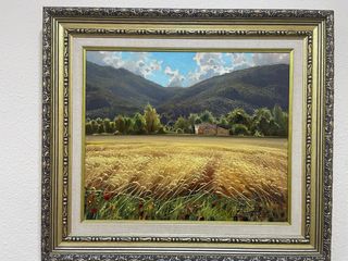 Cuadro óleo E. Rubio paisaje