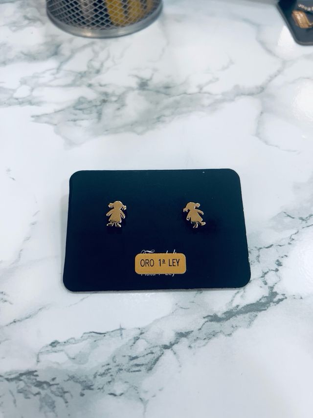 Pendientes Tous niña oro 18kt