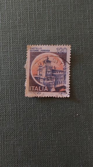 Francobollo Castelli d'Italia - lire 120