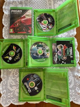 lotto 5 giochi moto, bike, motorcycle xbox one
