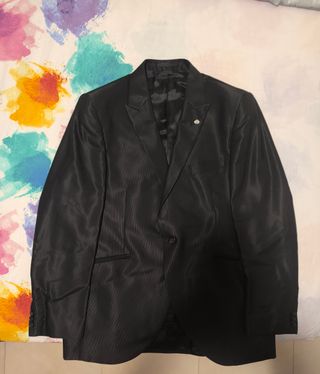 Traje Novio Felix Ramiro Negro-Plata