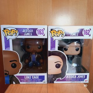 Jessica Jones y Luke Cage Funko Pop