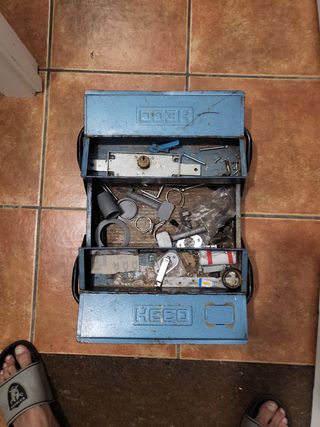 Caja herramientas HECO antigua,vacia