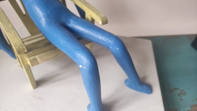 Escultura en técnica mixta de Jose Cataluña