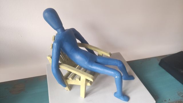 Escultura en técnica mixta de Jose Cataluña