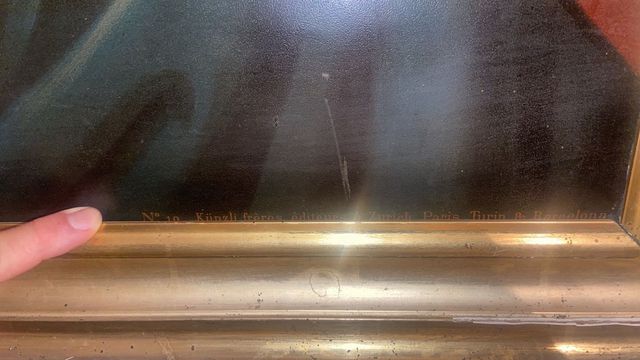 Sagrado Corazón Jesús - Litografía Antigua