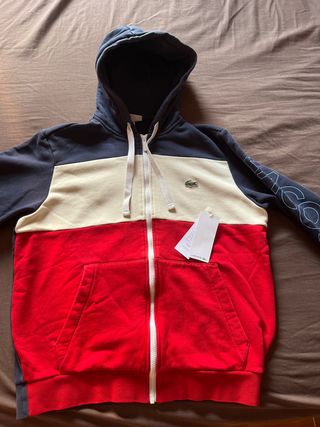 Sudadera Lacoste tricolor M