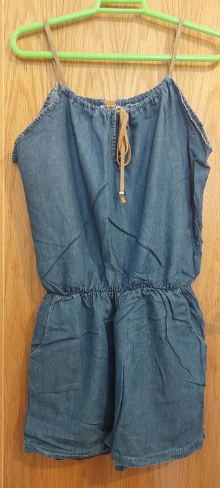 Mono azul corto de tirantes