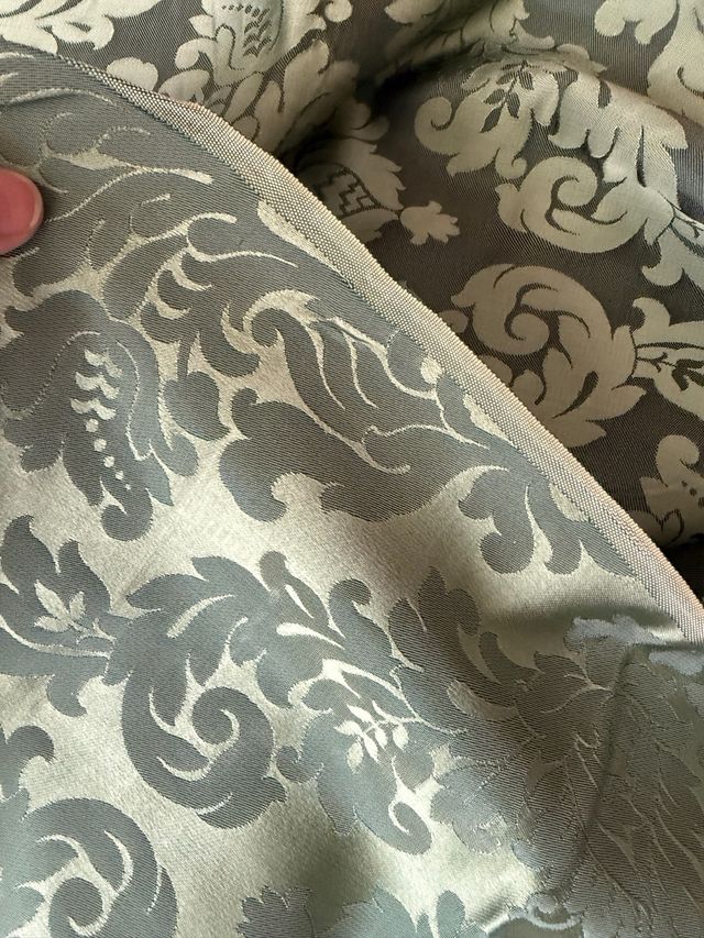 Tela Damasco - Verde azulado 2,20 X 1,25