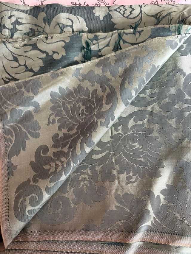 Tela Damasco - Verde azulado 2,20 X 1,25