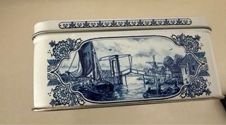 Caja metal vintage holandesa